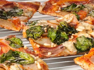 Pizza de pera conferencia del Bierzo  Pizza de pera conferencia del Bierzo