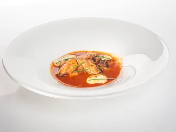 Patatas guisadas con mejillones Patatas guisadas con mejillones