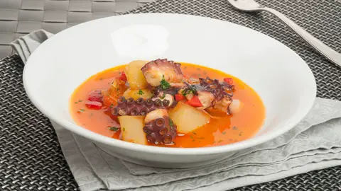 Pulpo con patatinas Pulpo con patatinas
