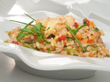 Arroz integral al wok Arroz integral al wok