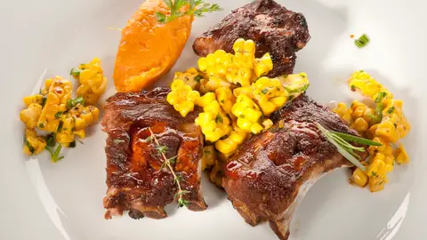 Costillas de cerdo caramelizadas Costillas de cerdo caramelizadas