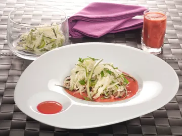 Ensalada de col y pepino Ensalada de col y pepino