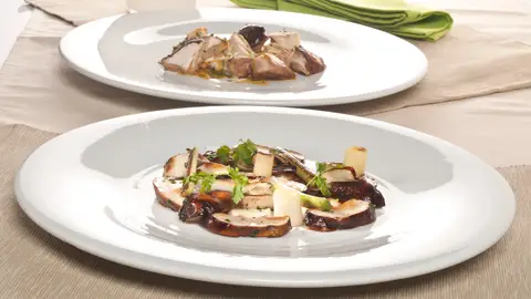 Hongos al horno y hongos a la plancha Hongos al horno y hongos a la plancha