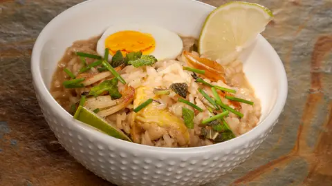 Arroz caldo filipino Arroz caldo filipino