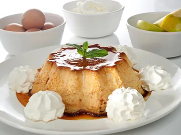 Flan de manzana mariaje Flan de manzana mariaje