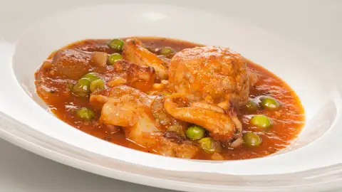 Albóndigas con sepia Albóndigas con sepia