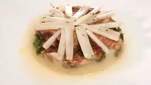 Parmentier con acelgas y costilla Parmentier con acelgas y costilla