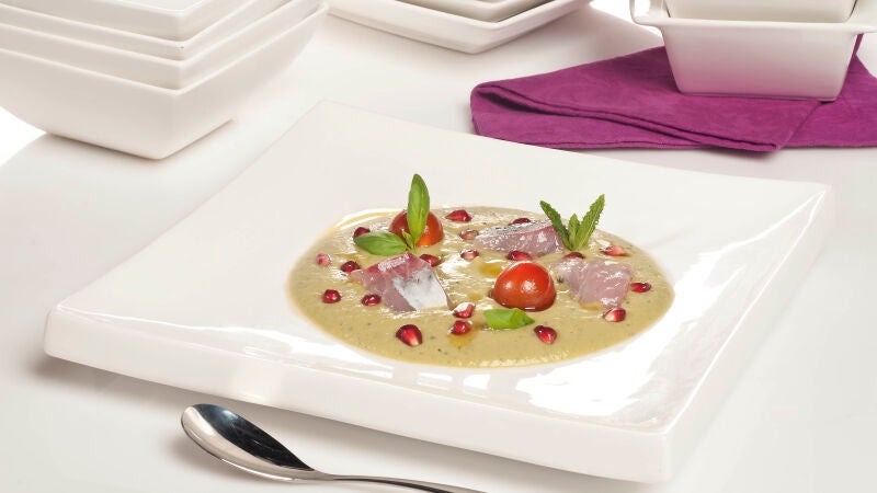 Crema fría de aguacate