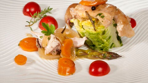 Ensalada de conejo en escabeche