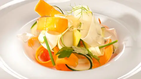 Ensalada de hinojo y vainilla Ensalada de hinojo y vainilla
