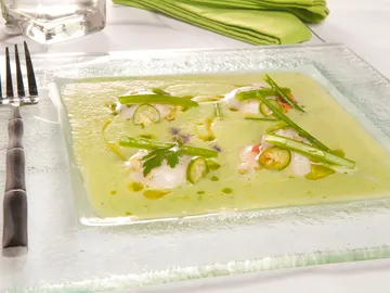 Sopa fría de melón Sopa fría de melón