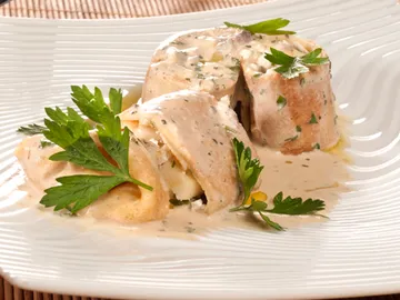 Crepes de sardina y queso Crepes de sardina y queso