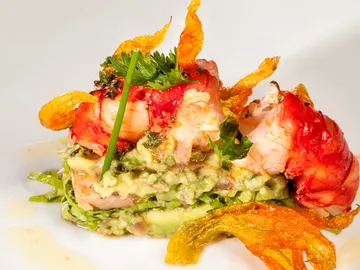 Ensalada de carabineros Ensalada de carabineros