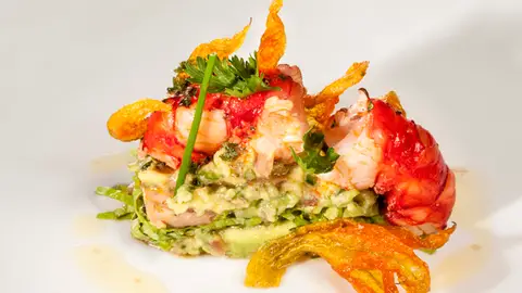 Ensalada de carabineros Ensalada de carabineros