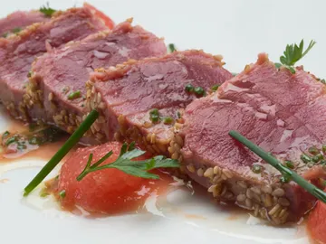 Tataki de atún, Cocina con Bruno Tataki de atún, Cocina con Bruno