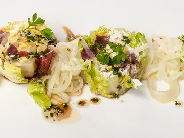 Cogollos rellenos de atún Cogollos rellenos de atún