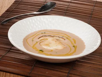 Crema de castañas con hongos Crema de castañas con hongos