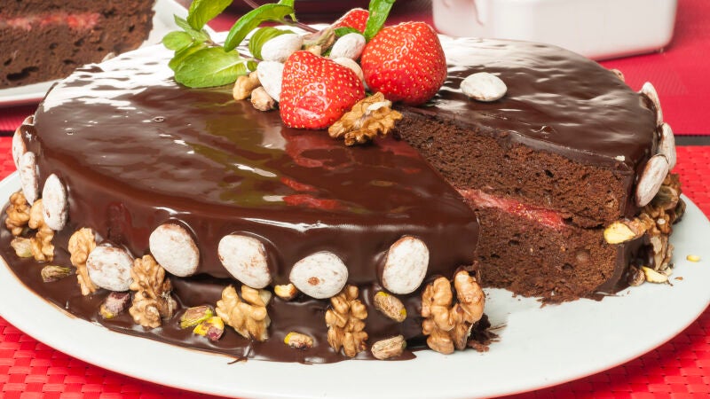 Tarta de chocolate 100%