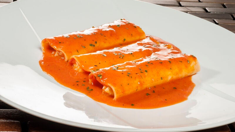 Canelones de pescado