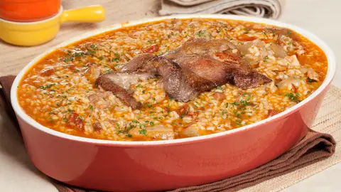 Arroz meloso de cerdo Arroz meloso de cerdo