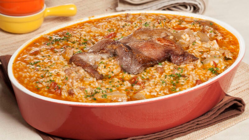 Arroz meloso de cerdo