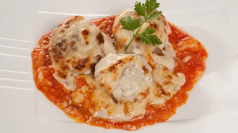 Albóndigas gratinadas Albóndigas gratinadas