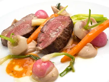 Venado de puré con castañas Venado de puré con castañas