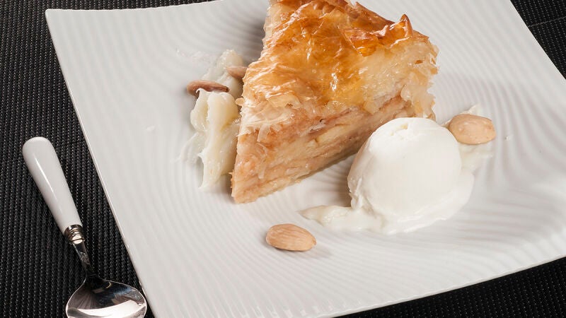 Tarta de manzana y azahar