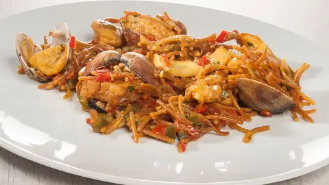 Fideuá de pescado Fideuá de pescado