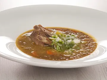 Lentejas con costilla Lentejas con costilla