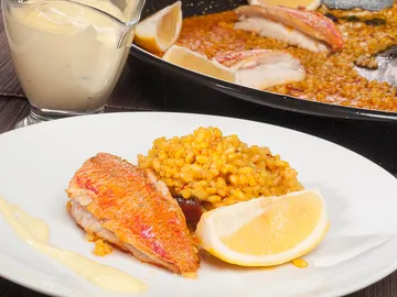 Arroz con salmonetes Arroz con salmonetes