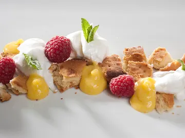 Tarta de limón rota Tarta de limón rota