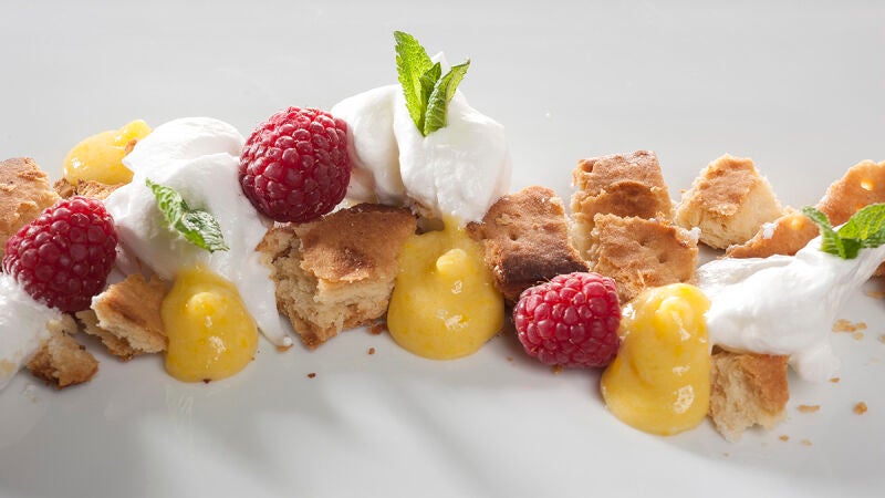 Tarta de limón rota