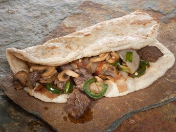 Tacos de pan Árabe