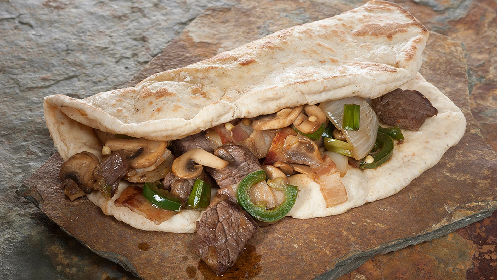 Tacos de pan Árabe