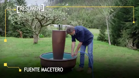 Frame 76.838095 de: Una fuente macetero hecha con neumáticos viejos Frame 76.838095 de: Una fuente macetero hecha con neumáticos viejos