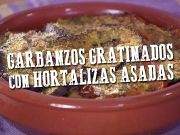 Frame 0.0 de: Garbanzos gratinados con hortalizas asadas