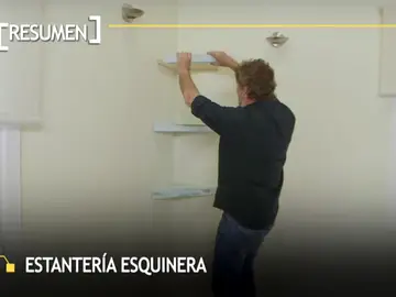Un estantería esquinera sencilla y fácil de realizar Un estantería esquinera sencilla y fácil de realizar