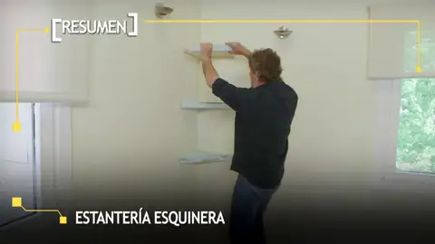 Un estantería esquinera sencilla y fácil de realizar Un estantería esquinera sencilla y fácil de realizar