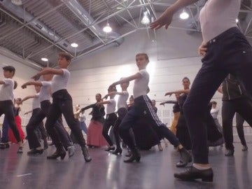 Los 'Billys' pasan un día con el Ballet Nacional Los 'Billys' pasan un día con el Ballet Nacional