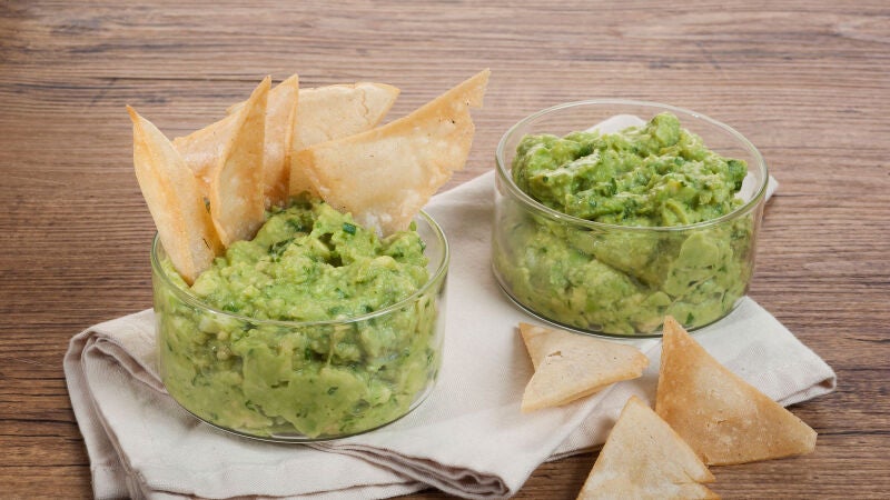 Guacamole con totopos