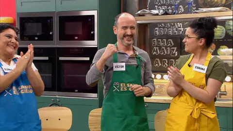 Víctor se hace con la victoria en 'El sabor es ciego' con su Brazo de gitano de café Víctor se hace con la victoria en 'El sabor es ciego' con su Brazo de gitano de café