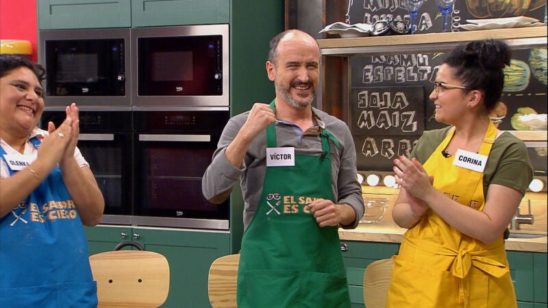 Víctor se hace con la victoria en 'El sabor es ciego' con su Brazo de gitano de café