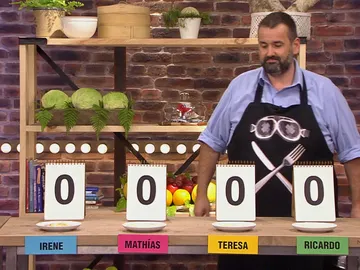 Mathías se hace con la victoria sin que David de Jorge pruebe ninguno de los platos Mathías se hace con la victoria sin que David de Jorge pruebe ninguno de los platos