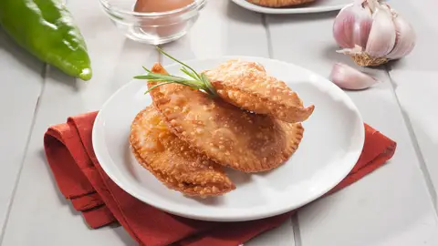 Empanadillas de pollo El sabor es ciego