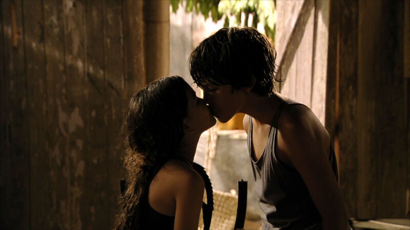 Rita y Batata se dan su primer beso