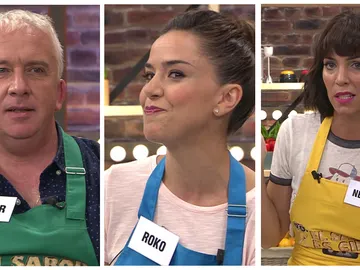 Nerea Garmendia, Roko y Óscar Terol arremeten contra Leo Harlem en 'El sabor es ciego VIP' Nerea Garmendia, Roko y Óscar Terol arremeten contra Leo Harlem en 'El sabor es ciego VIP'