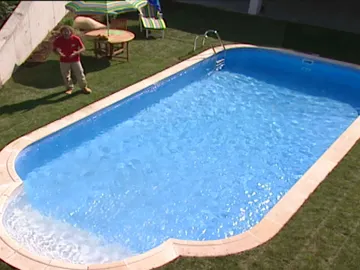 La construcción de una piscina La construcción de una piscina