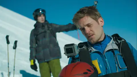 Un aterrizaje mejorable Doctor en los Alpes