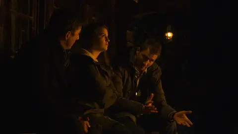 Hans, Martin y Lily Doctor en los Alpes